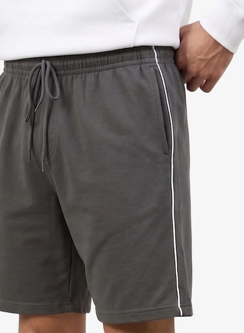 Seventy Five  Regular fit Side Piping Shorts for Men | Best Price UAE