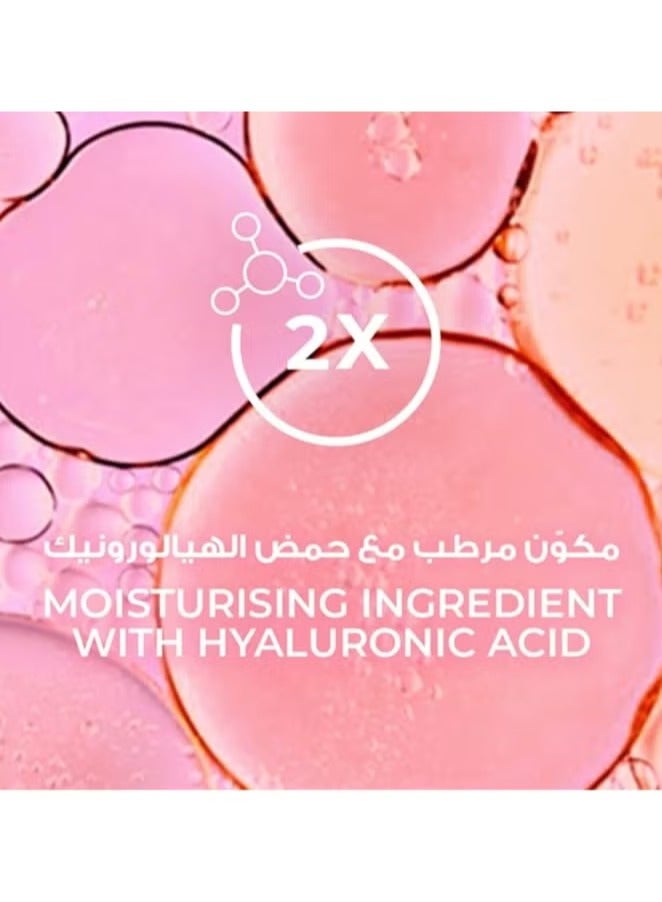 لوكس جل الاستحمام روز الناعم + لوفا متعدد الألوان 500 مل - Image 4