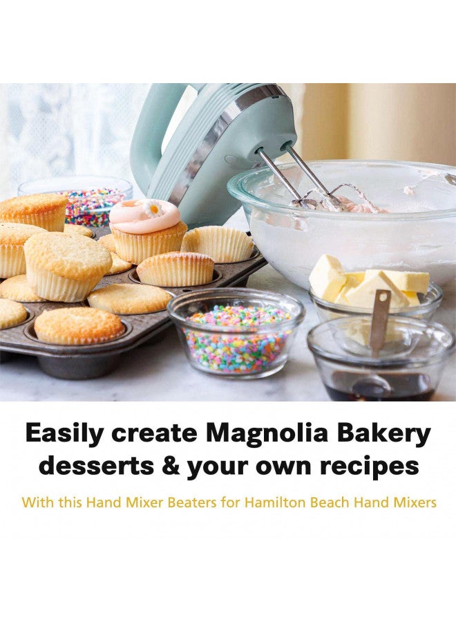 yianteng Hand Mixer Attachments - Compatible Beaters for Hamilton Beach 62682RZ, 62692, 62695V, 64699 Mixers - Replacement Parts for Hamilton Beach Hand Mixers - Image 3