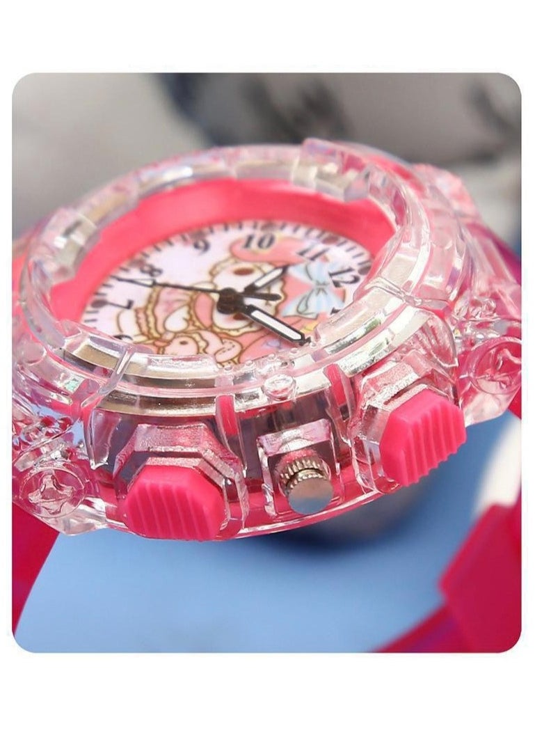 Sanrio - Melody Cartoon Digital Watch for Kids, Child Colorful Luminous Cartoon Watch - Image 1