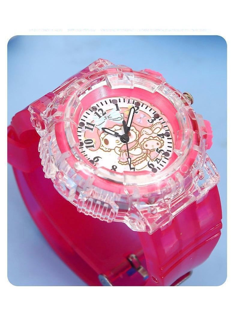 Sanrio - Melody Cartoon Digital Watch for Kids, Child Colorful Luminous Cartoon Watch - Image 1