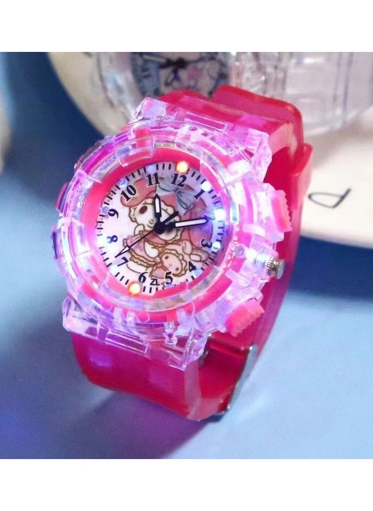 Sanrio - Melody Cartoon Digital Watch for Kids, Child Colorful Luminous Cartoon Watch - Image 1