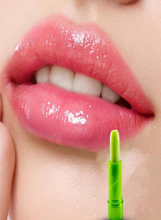 Bold Byte مرطب شفاه عشبي بخلاصة الصبار للنساء - درجة حرارة مثالية، ترطيب وتغذية تدوم طويلاً للشفاه الجافة - 10 غرام من ملمع الشفاه الطبيعي وبديل لأحمر الشفاه (1) - Image 2