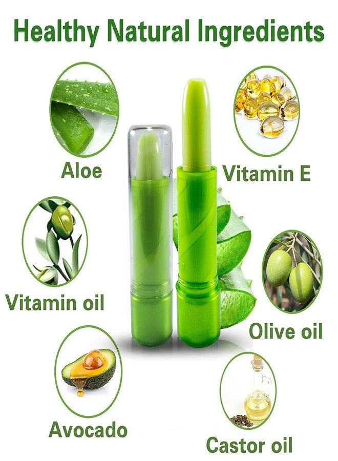 Bold Byte مرطب شفاه عشبي بخلاصة الصبار للنساء - درجة حرارة مثالية، ترطيب وتغذية تدوم طويلاً للشفاه الجافة - 10 غرام من ملمع الشفاه الطبيعي وبديل لأحمر الشفاه (1) - Image 4