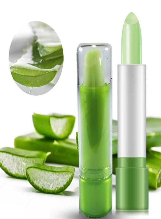 Bold Byte مرطب شفاه عشبي بخلاصة الصبار للنساء - درجة حرارة مثالية، ترطيب وتغذية تدوم طويلاً للشفاه الجافة - 10 غرام من ملمع الشفاه الطبيعي وبديل لأحمر الشفاه (1) - Image 3
