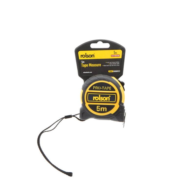 5m x 32mm Pro Tape Measure 50555 | Metric Only, Magnetic Double Hook, Belt Clip & Lock