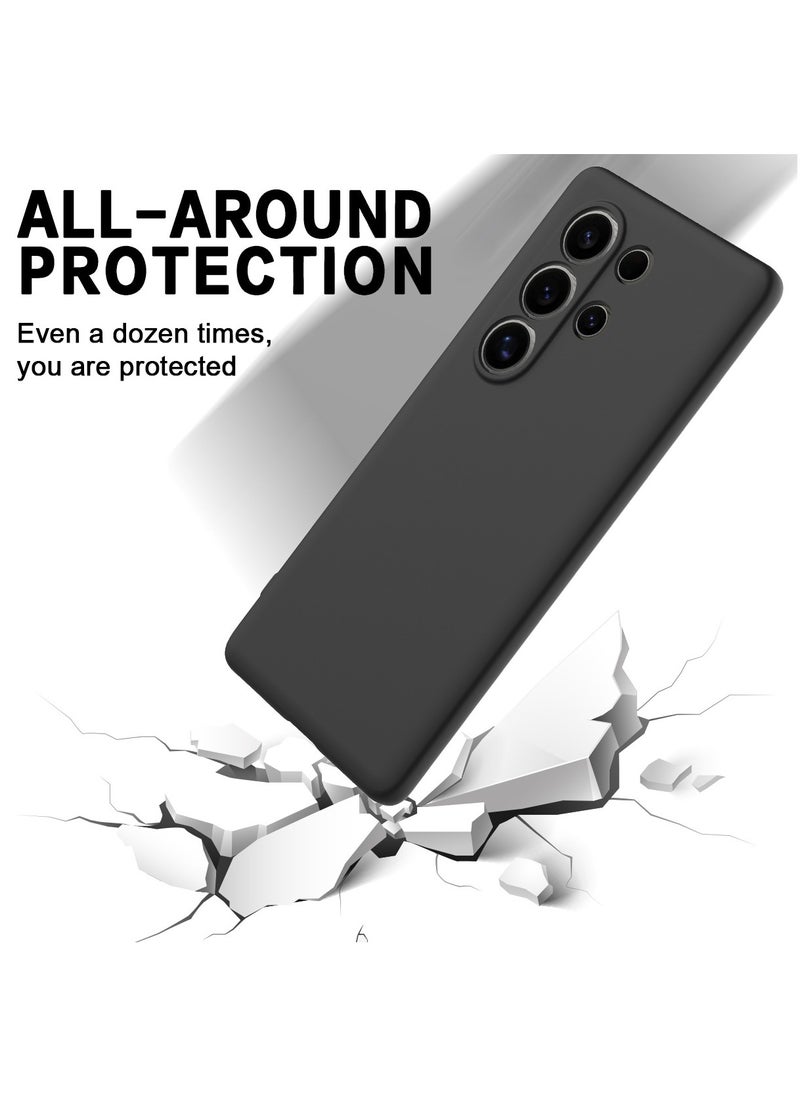 General Case Compatible with itel S25 Ultra Case, Liquid Silicone Soft Rubber Gel TPU Case with Microfiber Lining, Anti-Fingerprint Shockproof Cover with Lanyard Strap  - Image 3