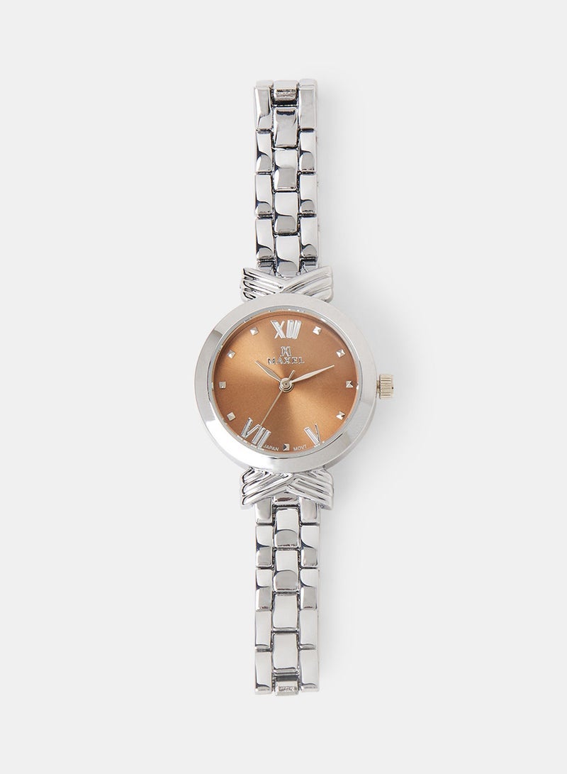 ماكسل ساعة يد نسائية كوارتز كلاسيكية تناظرية MX495 - 28 مم - Image 1