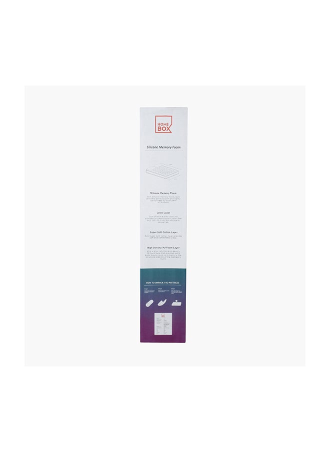 Home Box iSolitaire Visco King Silicone Memory Foam Latex Pocket Spring Mattress 180 x 35 x 200 cm  - Image 4