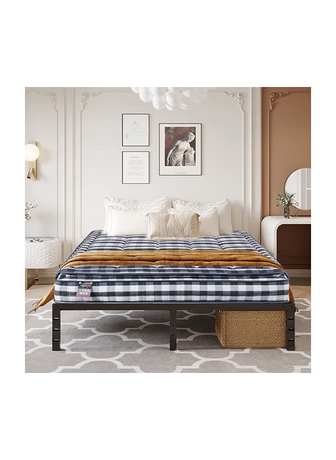 Home Box iSolitaire Visco King Silicone Memory Foam Latex Pocket Spring Mattress 180 x 35 x 200 cm  - Image 5
