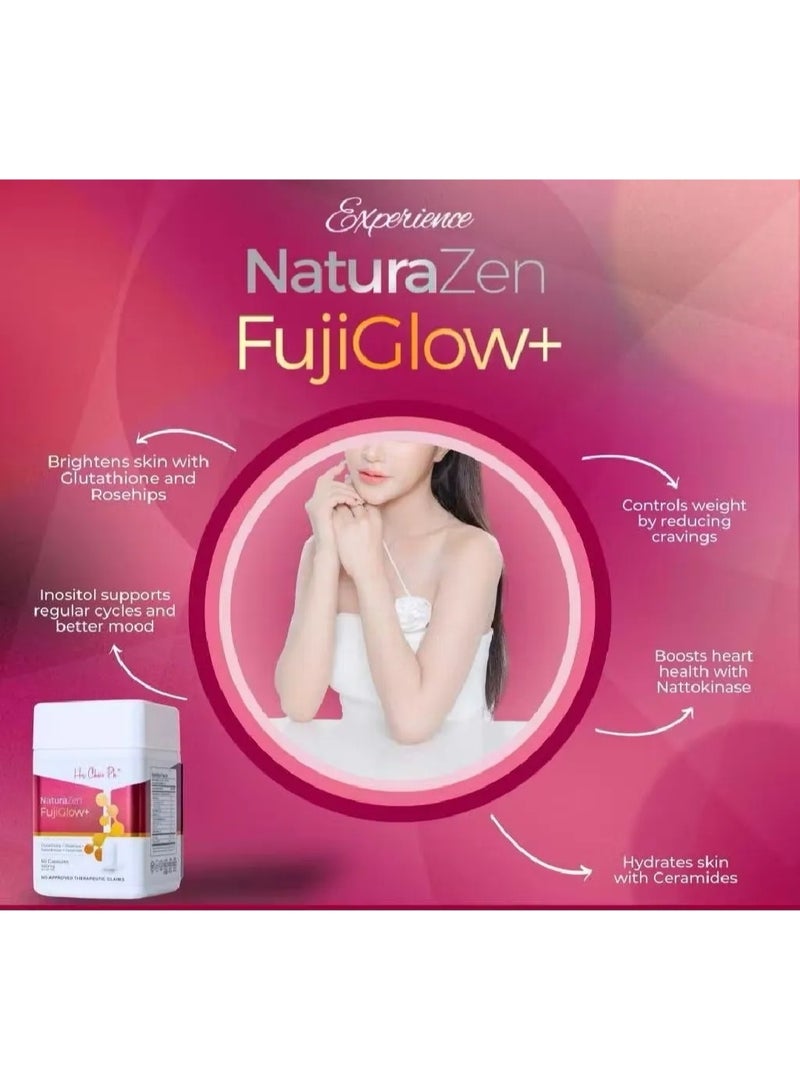Her Choice Ph Naturazen FujiGlow+ (Glutathione + Rosehips + Nattokinase + Ceramide + Inositol) - Image 3