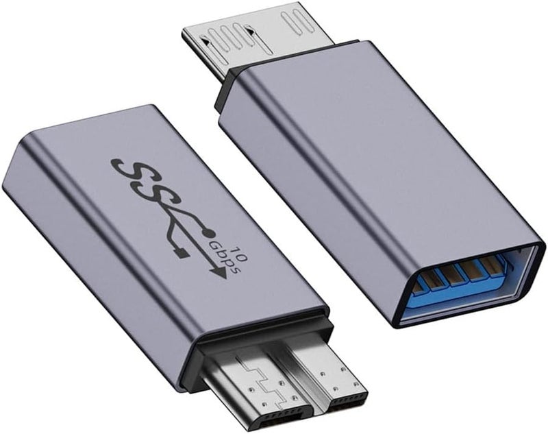 Tobo USB Female to Micro B Male Adapter, Micro USB 3.0 to USB Fe-Male Adaptor, USB 3.0 Female to Micro B Data Adapter Mic-ro Converter Micro Adaptor (TD-1176CC) - Image 1