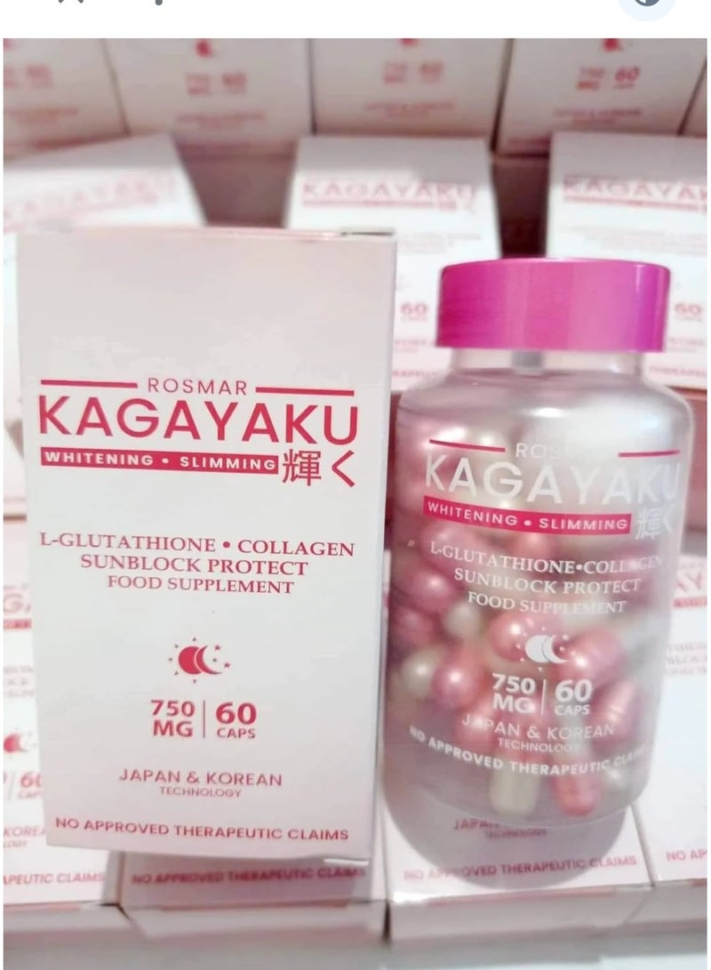 روزمار كاجاياكو مكمل غذائي للتبييض  60 كبسولة - Image 2