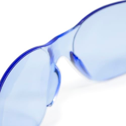 JORESTECH Eyewear Protective Safety Glasses, Polycarbonate Impact Resistant Lens Pack of 12 (Blue) - Image 4