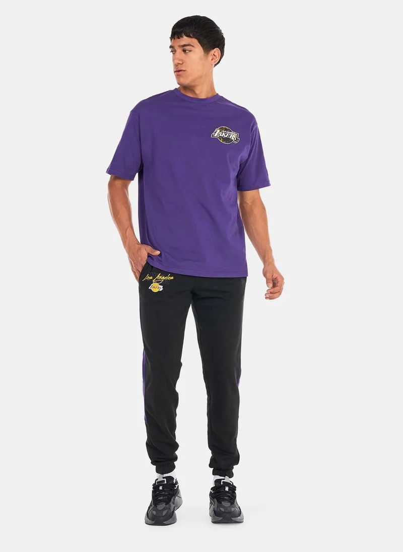 NEW ERA Men's Los Angeles Lakers Script Joggers
