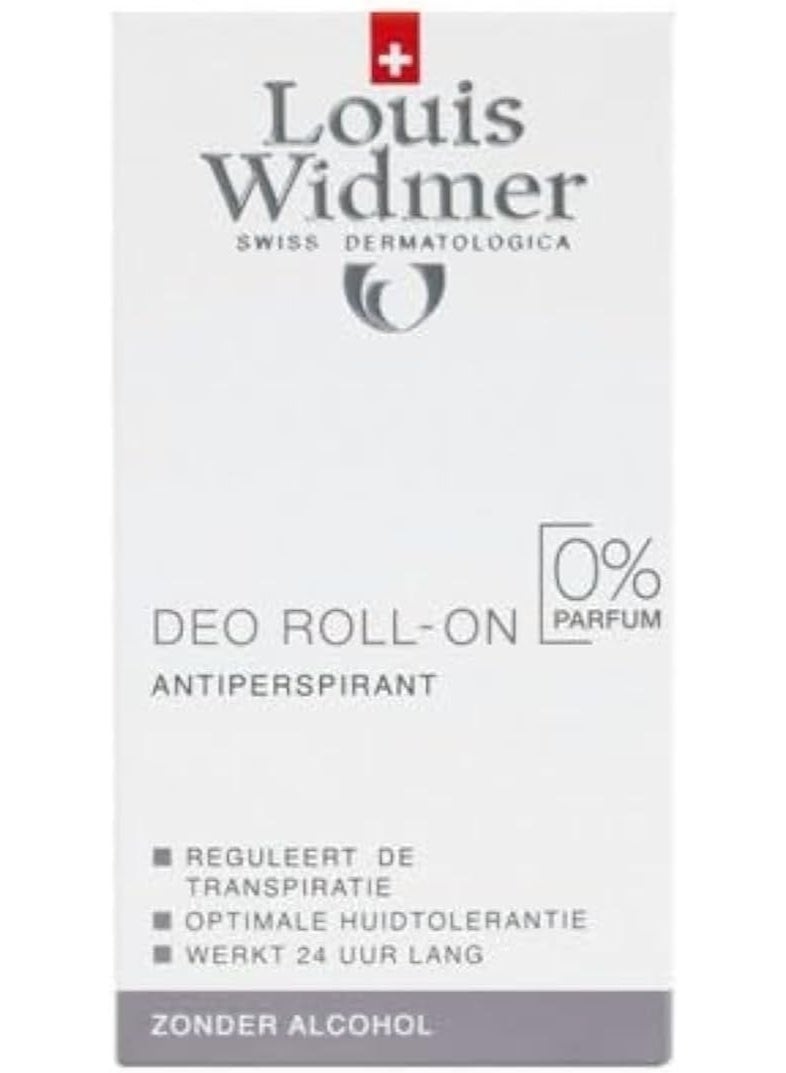 Louis Widmer Antiperspirant Non-Scented Deo Roll On 50 Ml