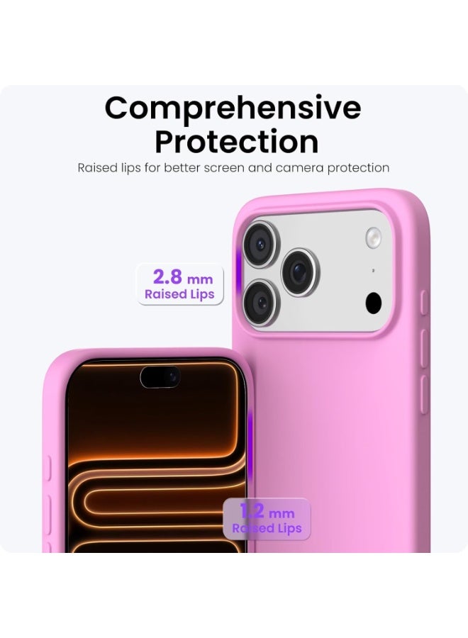iPhone 17 Pro Liquid Silicone Case | Silky Soft Touch Full-Body Shockproof Protective Cover | Anti-Scratch Slim Fit Back Case for iPhone 17 Pro 6.3-Inch | Durable Non-Slip Silicone Phone Case - Image 2