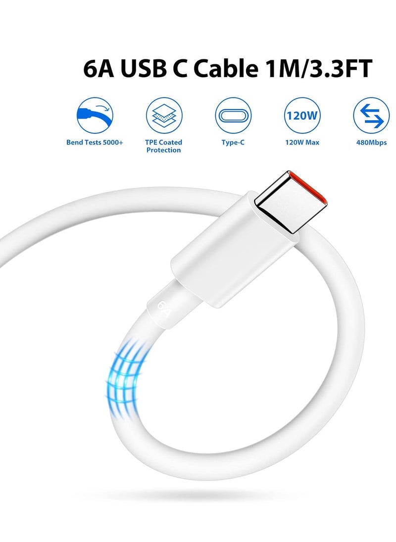Generic قابس شاحن سريع 67 وات لـ Xiaomi 13T مع كابل شحن توربو 6A/1M، نوع شاحن حائط UK+ كابل USB C لـ Xiaomi 13 Lite 13/13 Pro/12T/12 12X Redmi Note 12 11 Pro POCO F5 Pro  - Image 4