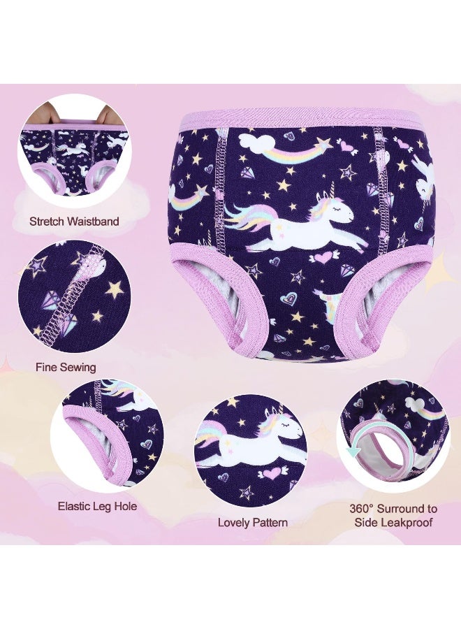MOEMOE BABY MOEMOE BABY Training Underwear 10 Packs Absorbent Potty Training Pants for Girls Cotton Pee Pants Big Size 9T  - Image 5