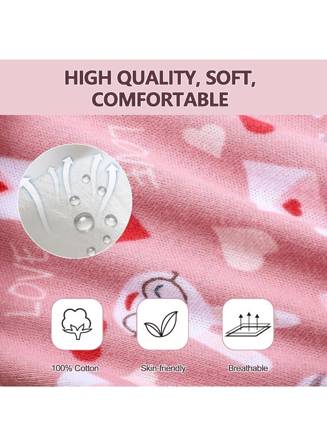 MOEMOE BABY MOEMOE BABY Training Underwear 10 Packs Absorbent Potty Training Pants for Girls Cotton Pee Pants Big Size 9T  - Image 3
