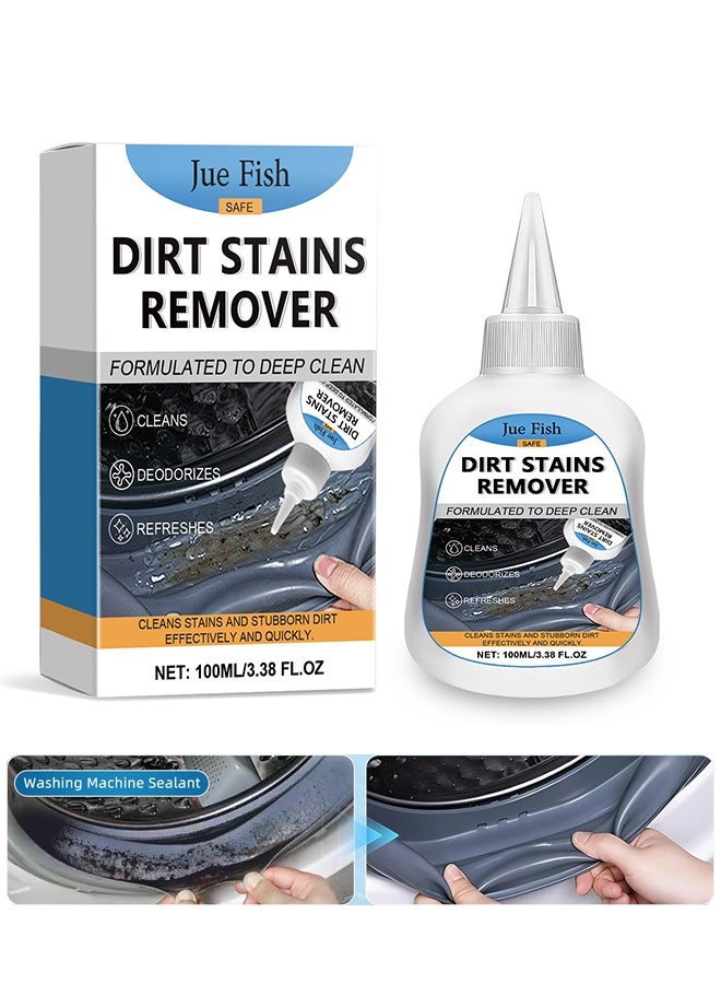 جوي فيش (100 مل) مزيل شحوم مانع التسرب - مزيل العفن - جل مزيل الشحوم المنزلي - لمنظف الغسالة لغسالة التحميل الأمامي مانع التسرب ، جص الحمام ، الدش ، أحواض المطبخ ، الختم - Image 1