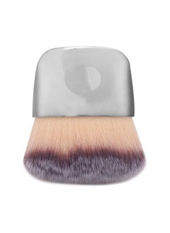 ZJchao Makeup Brush Mini Cosmetic Brushes Fiber Brush Fluffy Blusher Brushes Makeup Brush Dualuse Loose Powder Blush Brush Beauty Tool Foundation Brush Makeup Tool(Silver)  - Image 1