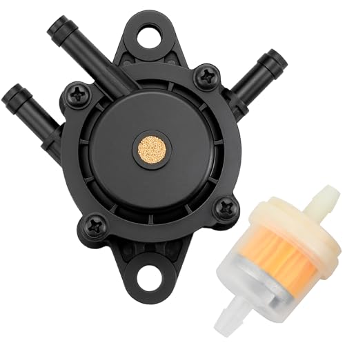 Tecreddy Fuel Pump for Kohler, Vacuum Fuel Pump with Fuel Filter for Kohler 17HP-25 HP Briggs and Stratton John Deere Honda Yamaha Small Engine Lawn Mower Tractor - Image 1
