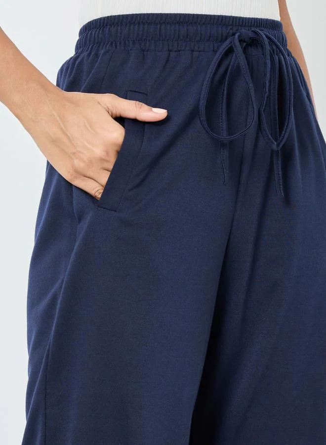 Take Two Take Two Women Dark Blue Straight Leg Joggers