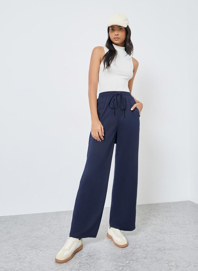 Take Two Women Dark Blue Straight Leg Joggers - Image 2