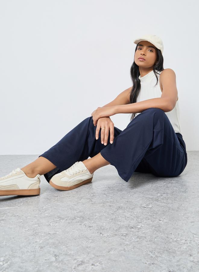 Take Two Women Dark Blue Straight Leg Joggers - Image 1