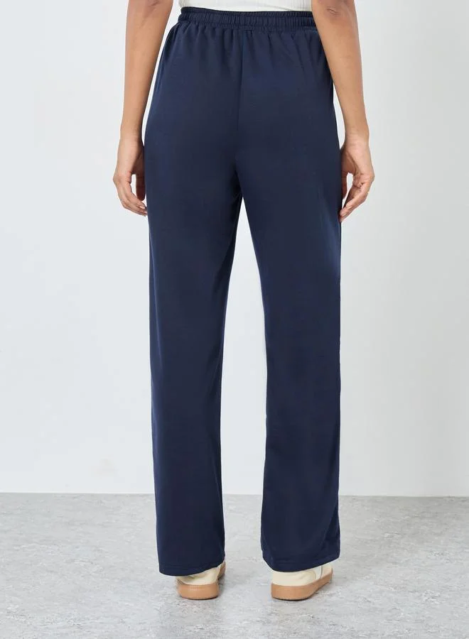 Take Two Take Two Women Dark Blue Straight Leg Joggers