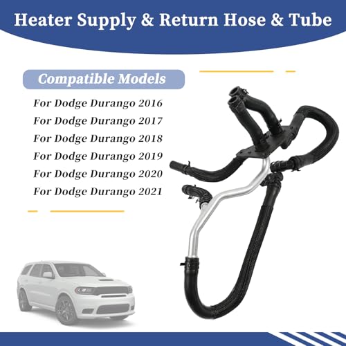 Getfarway Heater Hose Set 55038042AJ Compatible with Dodge Durango 57L 20112024 Heater Supply Return Hose Tube - Image 3