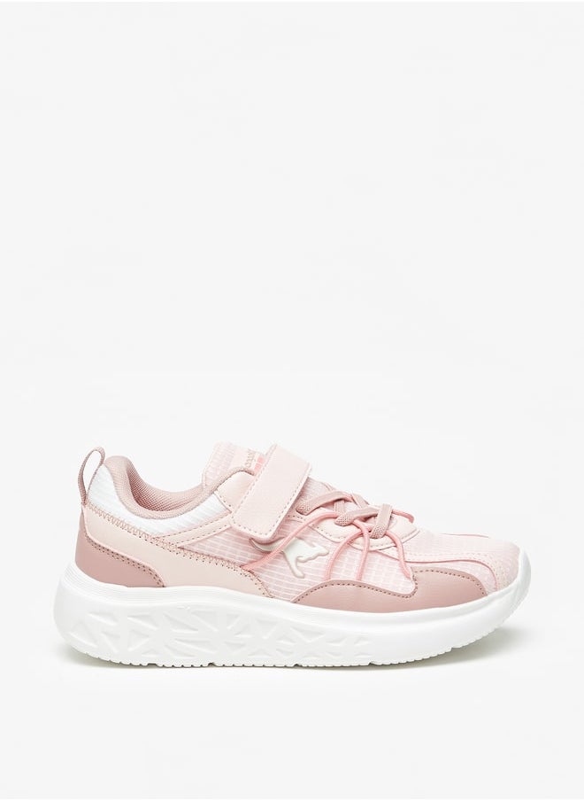kangaROOS - Girls' Textured Casual Sneakers With Hook And Loop Closure - Image 1