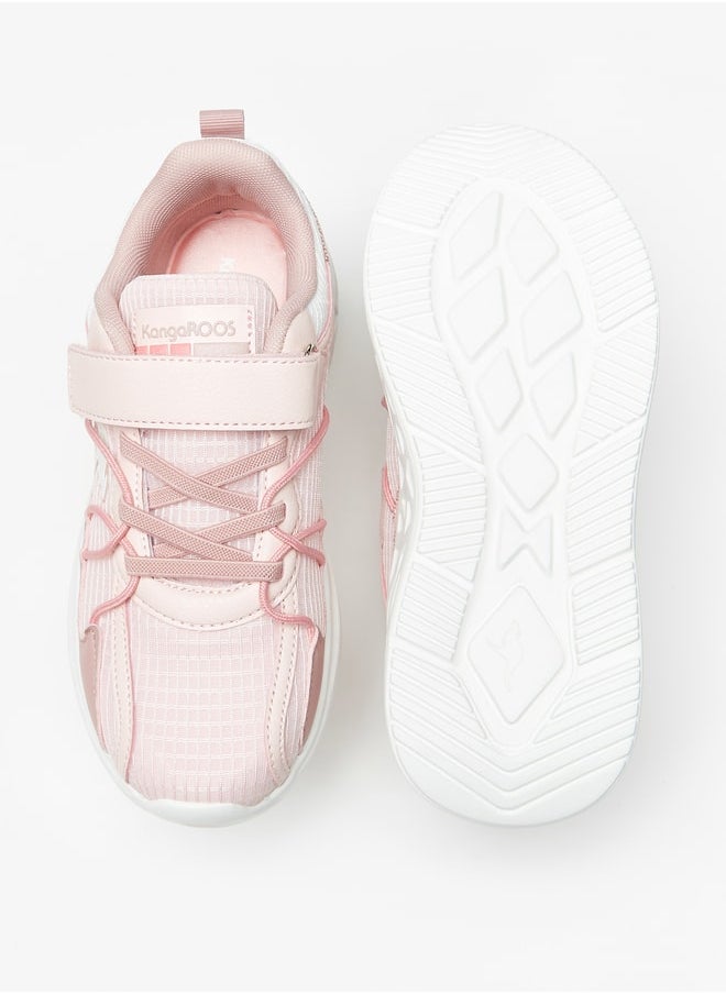 kangaROOS - Girls' Textured Casual Sneakers With Hook And Loop Closure - Image 1