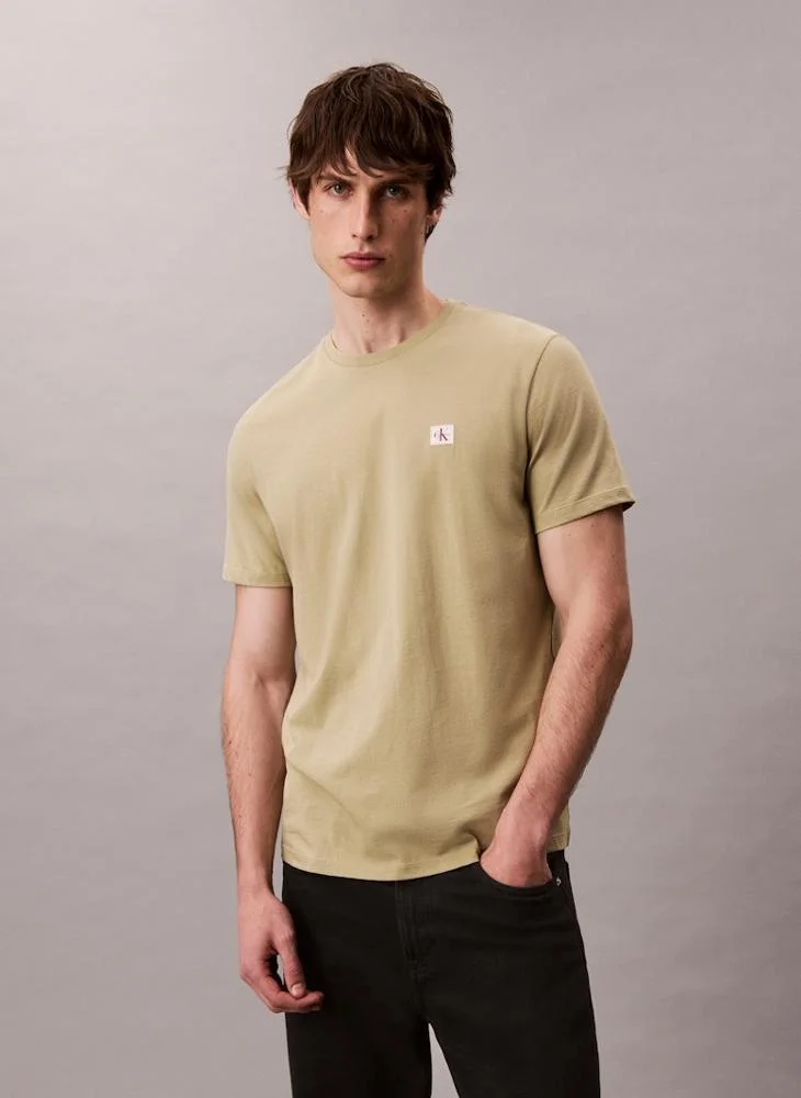 كالفن كلاين جينز Badge 30S Crew Neck T-Shirt
