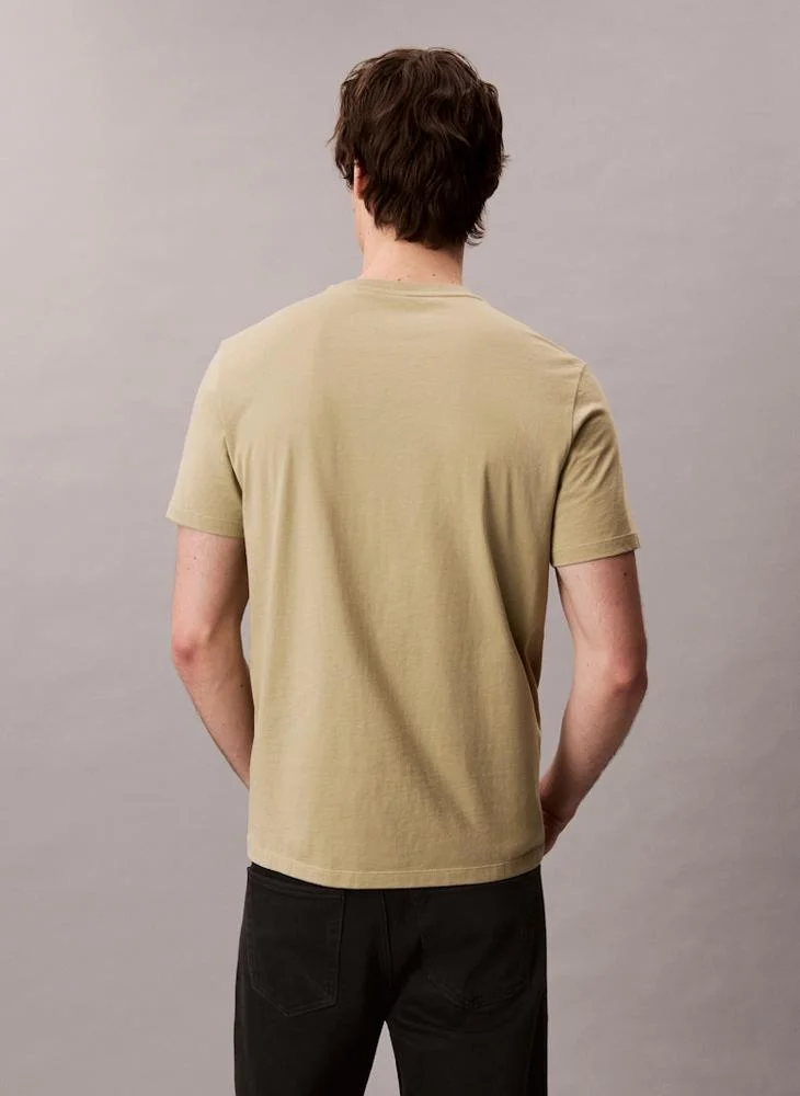 كالفن كلاين جينز Badge 30S Crew Neck T-Shirt