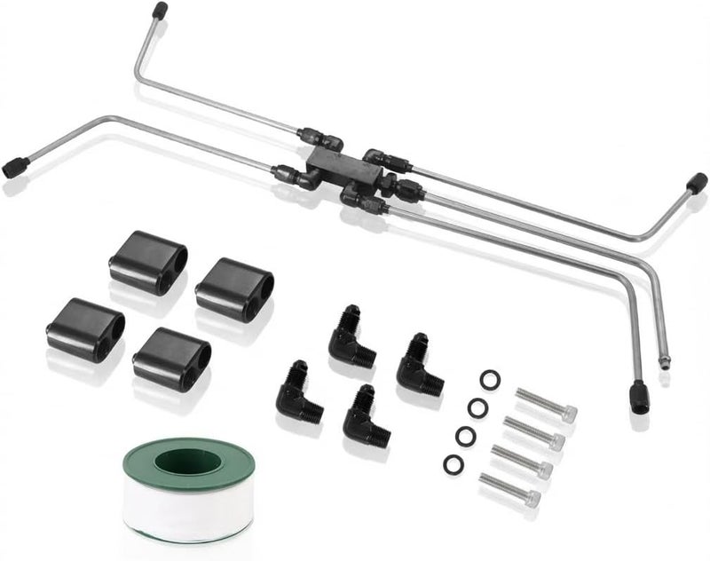 Tektall LS Stainless Coolant Crossover Steel Steam Vent Kit for LS Engines - Image 1