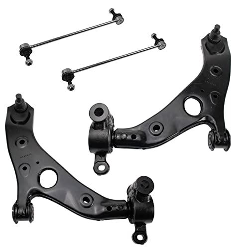 TRQ Front Suspension Kit Control Arm with Ball Joint Sway Bar Stabilizer Link Compatible with 2014-2020 Mazda 6 2013-2016 CX-5 - Image 1