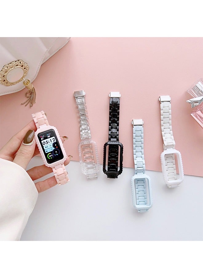 Huawei Band 8/7/6/Honor Band Honor Band 6/7 Universal Watch Band Compatible Sport Strap Quick Release Replacement Plastic Cement Sport Adjustable Lightweight Waterproof Replacement Bands for Women Men - Image 5