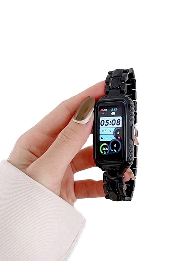 Huawei Band 8/7/6/Honor Band Honor Band 6/7 Universal Watch Band Compatible Sport Strap Quick Release Replacement Plastic Cement Sport Adjustable Lightweight Waterproof Replacement Bands for Women Men - Image 1