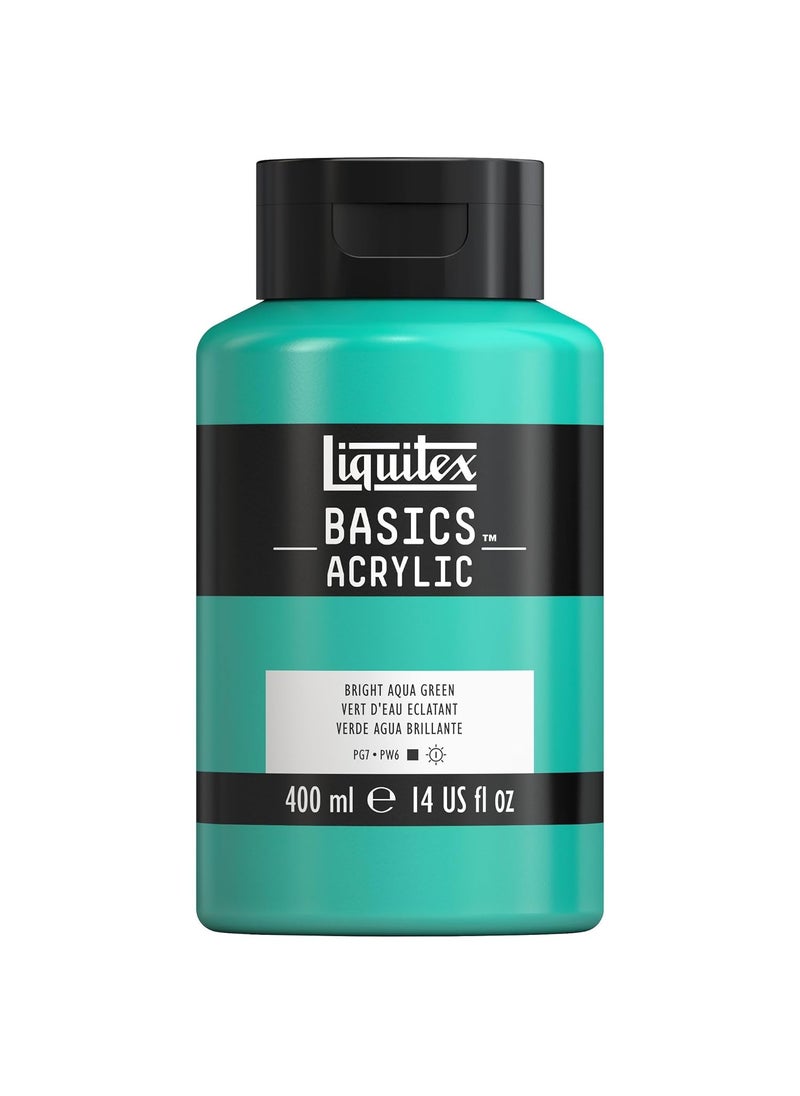 Liquitex Liquitex Basics Acrylic Colour 400ml Bright Aqua Green  - Image 1
