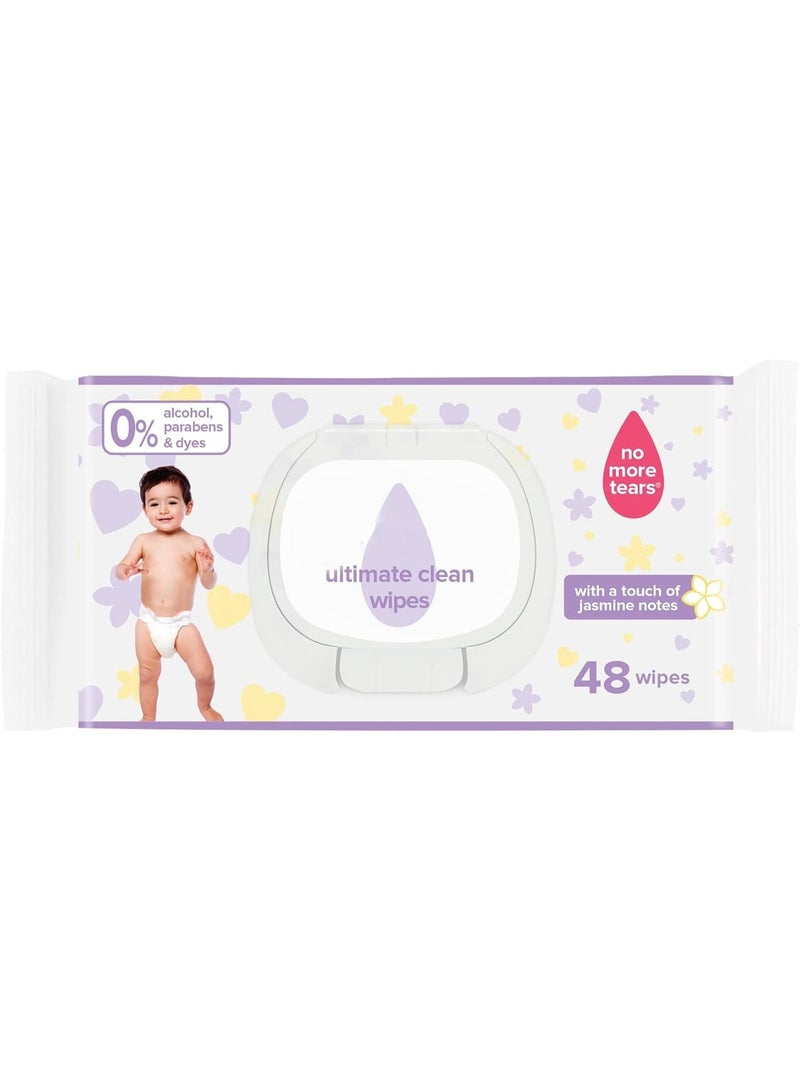 Gentle baby wipes with soft thick texture for newborn delicate skin providing safe effective cleaning with soothing fragrance and trusted daily care - Image 1