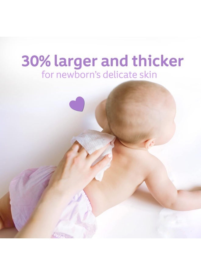 Gentle baby wipes with soft thick texture for newborn delicate skin providing safe effective cleaning with soothing fragrance and trusted daily care - Image 2