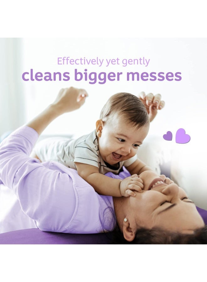 Gentle baby wipes with soft thick texture for newborn delicate skin providing safe effective cleaning with soothing fragrance and trusted daily care - Image 5