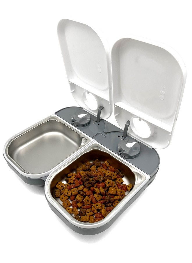 Cat Mate Stainless Steel Bowl Inserts x 2 for Cat Mate C100 and C200 Automatic Feeders (Feeder Not Included) - Image 2