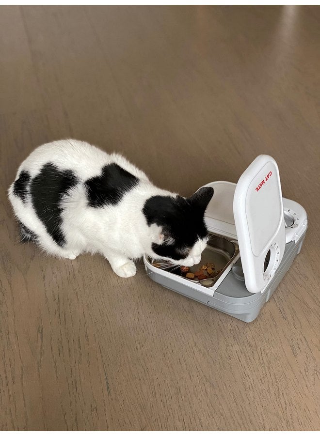 Cat Mate Stainless Steel Bowl Inserts x 2 for Cat Mate C100 and C200 Automatic Feeders (Feeder Not Included) - Image 4