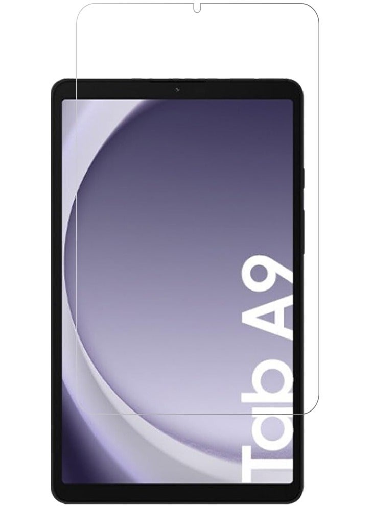 erorex Screen Protectors compatible with Samsung Galaxy Tab A9, 9H hardness, anti-scratch, anti-oil, anti-bubbles, 2.5D round edge, transparent For Samsung Galaxy Tab A9 - Image 1