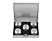 DS.DISTINCTIVE STYLE DSDISTINCTIVE STYLE Aluminum Alloy Dice 5 Pieces 16mm Portable Metal Dices with Case 6 Sided Dice for Party Game - Image 4