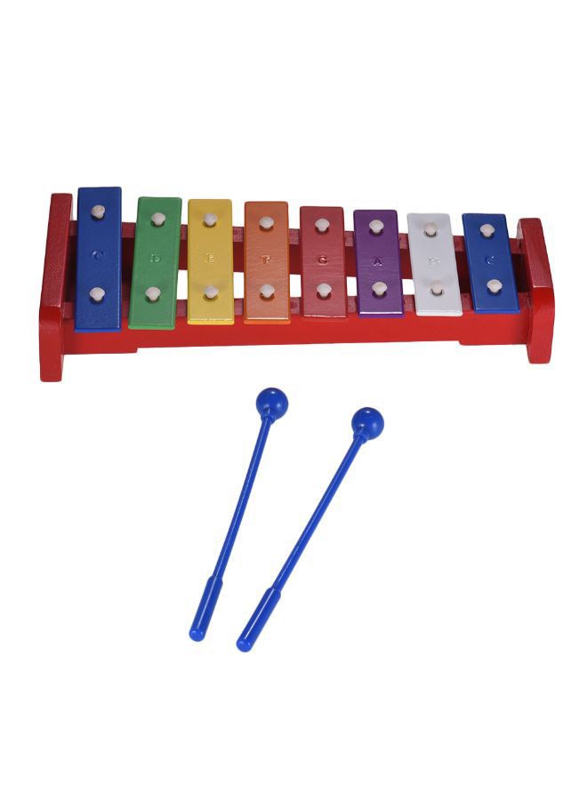 8 Notes Xylophone With Two Mallet