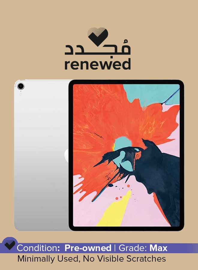 Apple Renewed - iPad Pro 2018 (3rd Gen) 12.9inch 256GB Wi-Fi 4G Silver With FaceTime - Image 1